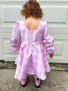 Pink Gingham Lluka dress