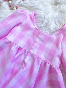 Pink Gingham Lluka dress