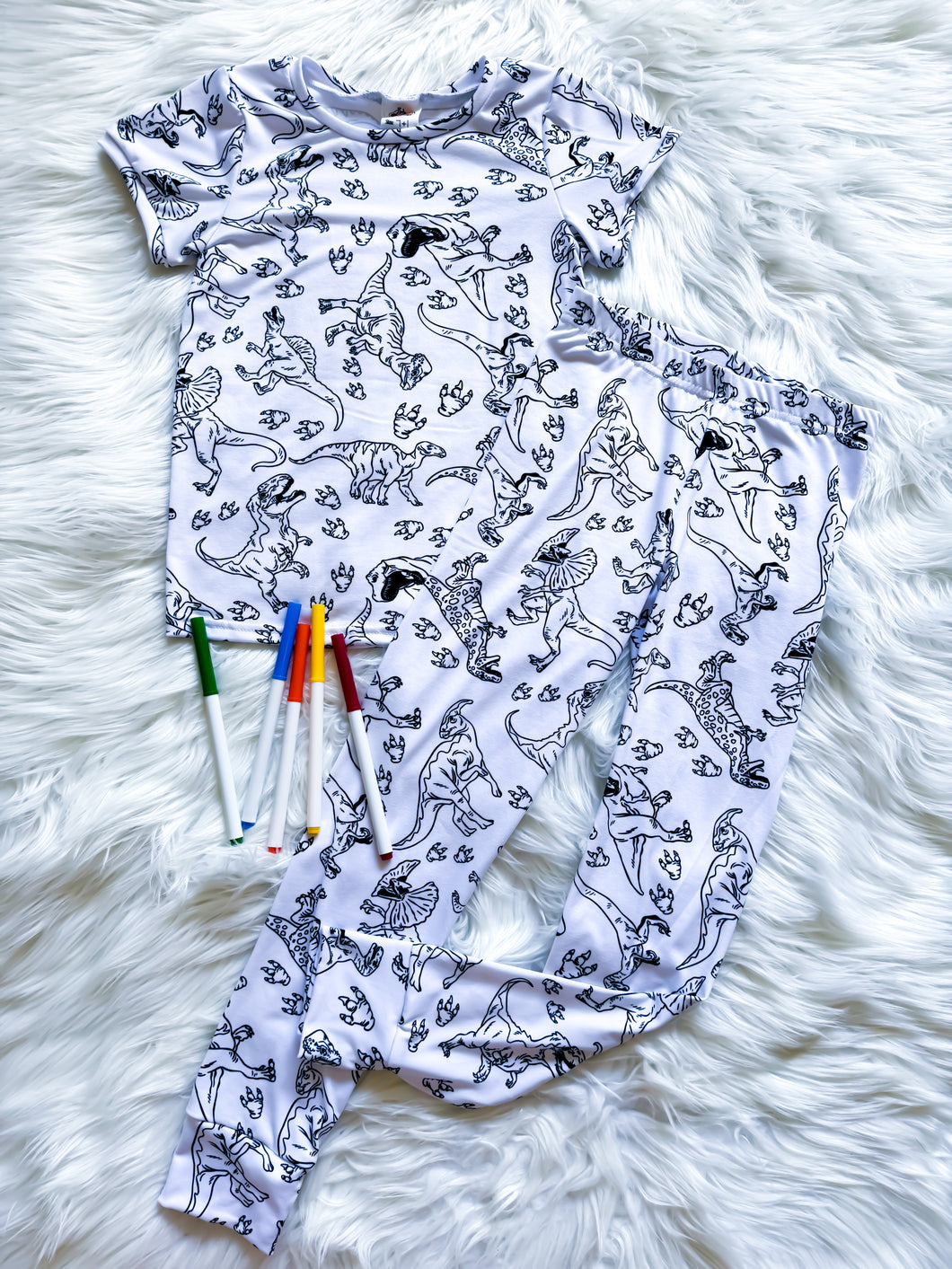 Dinosaur Color Me Play Set