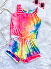 Load image into Gallery viewer, Neon Tie Dye Emerie Romper