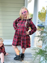 Load image into Gallery viewer, Christmas Flannel Dress