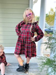 Christmas Flannel Dress