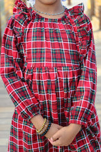 Load image into Gallery viewer, Christmas Flannel Dress