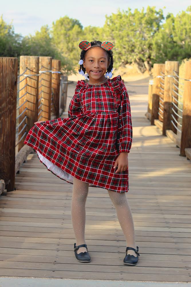 Christmas Flannel Dress – Baby Me Beautiful