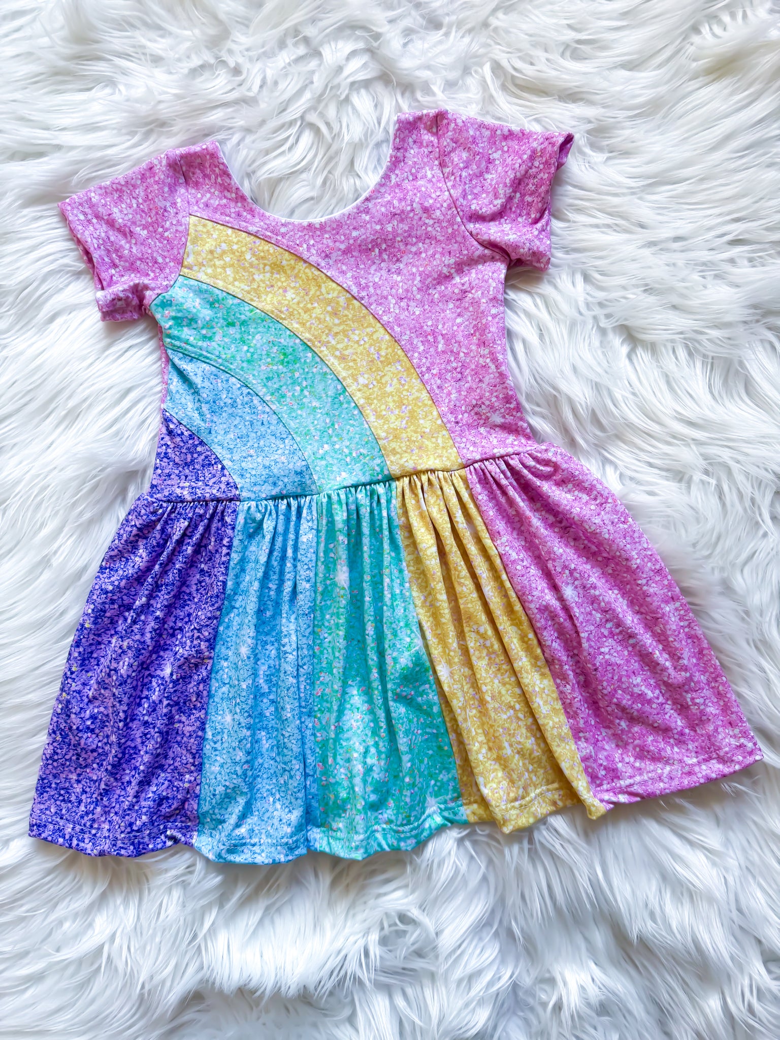Pastel Rainbow Dress Baby Me Beautiful Pastel Rainbow Dress Baby Me Beautiful